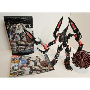 LEGO Bionicle 8978 Glatorian Skrall, Complete Figure Canister & Manual No Ball